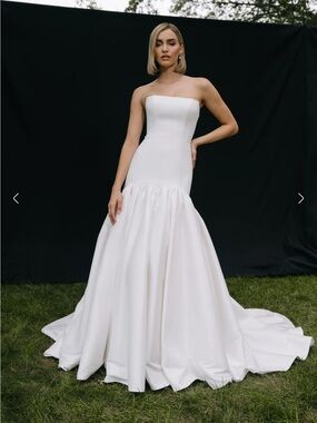 Jenny Yoo Sienna ivory Strapless Mermaid Wedding Dress